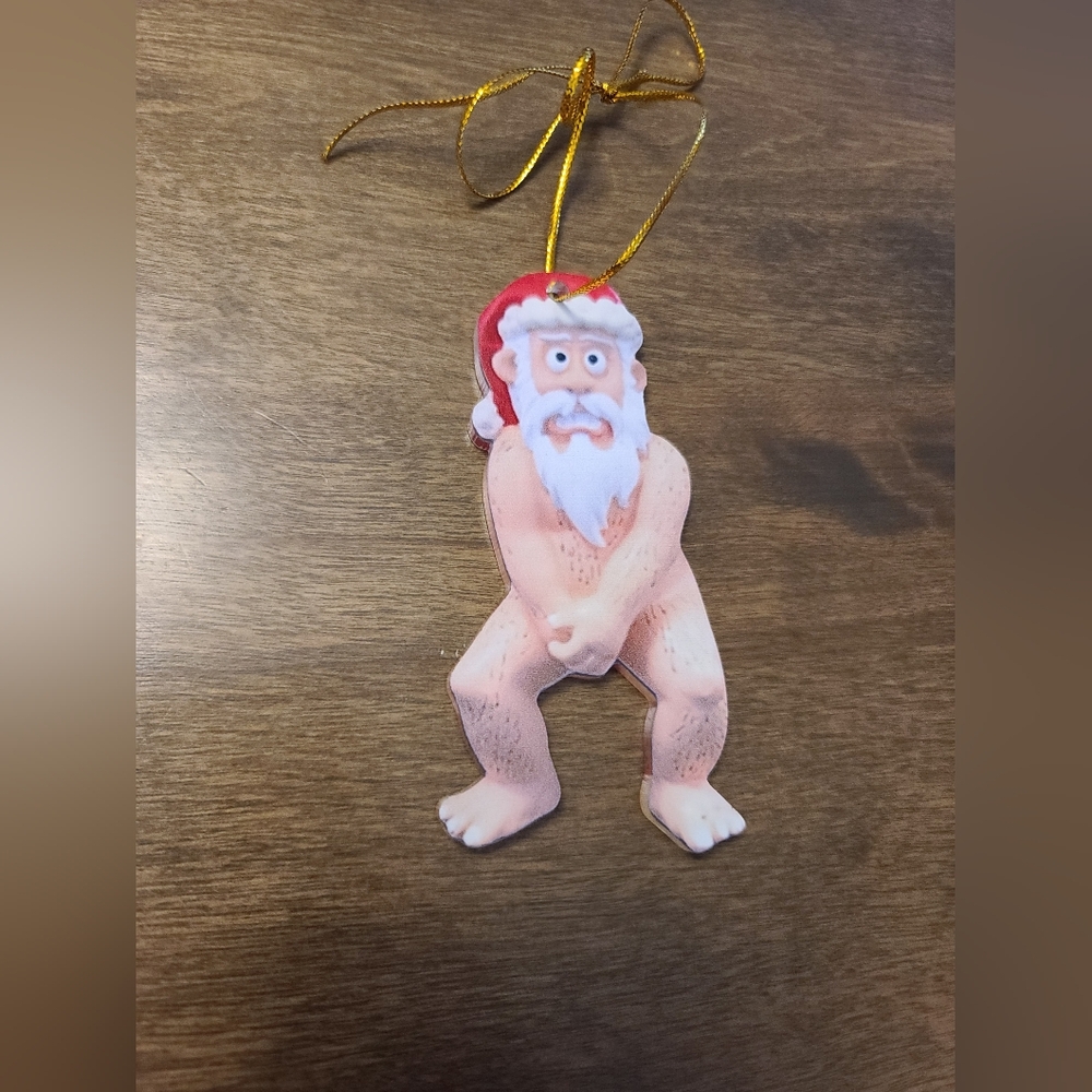Funny Santa Claus Ornament